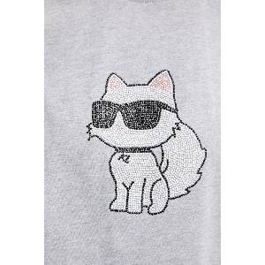Karl Lagerfeld Памучна тениска IKON (A3W17110)
