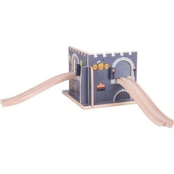 Bigjigs Toys - Дървен влаков аксесоар - Подземието (BJT268)