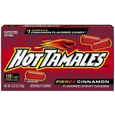 Hot Tamales žvýkací bonbony s příchutí skořice 120 g