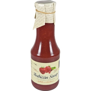 Nature Notea Babiččin sirup Jahoda s rebarborou 0,5 l