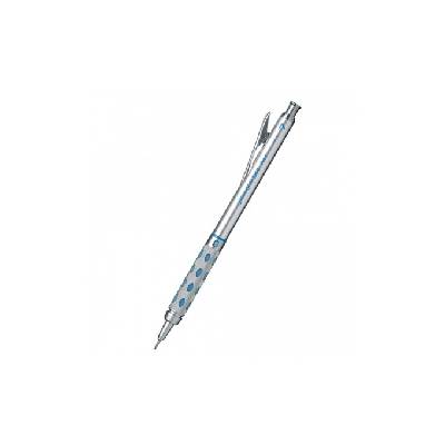 Автоматичен молив Pentel Graphgear, дебелина на линията 0.7 mm, с индикатор за видът на заредения графит, сребрист (OK26933)