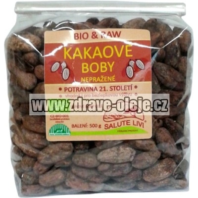 Salute Livi Kakaové boby nepražené Bio 500 g