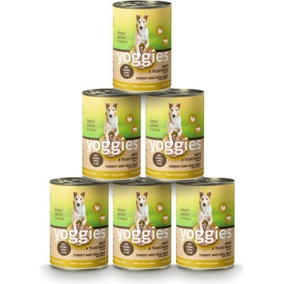 Yoggies Morčacie a teľacie s jablkami 6 x 400 g