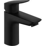 Hansgrohe Logis - Смесител за умивалник със сифон, CoolStart, EcoSmart, матово черно 71102670 (71102670)
