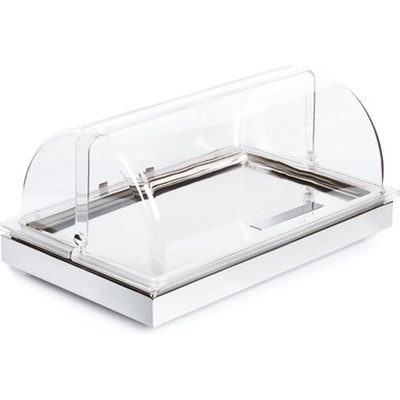 APS Chladící tác z nerezové oceli s poklopem GN 1/1 530x325x85 mm Frames inox průhledná