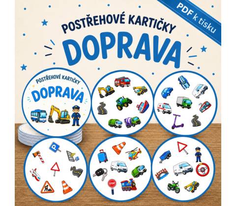 Postřehová hra - Doprava (PDF)