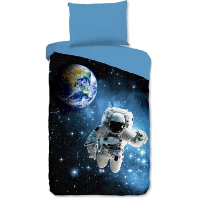 Good Morning Obliečky Good Morning 100% bavlna Astronaut 140x200 70x90