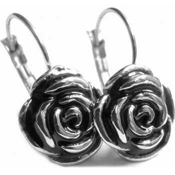 Steel Jewelry náušnice růže z chirurgické oceli NS090405