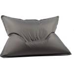 Pufrelax Пуф Голяма възглавница, 350л. , Magic Pillow - Teteron Grey, Перящ се калъф, За открито, Пълнеж от Полистиролни перли (PUF-G-MP-TEX-GRE)