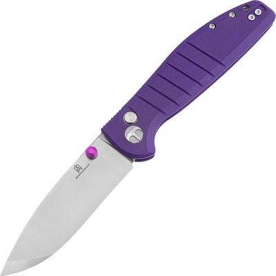 Bestechman GOODBOY D2 Satin with Purple G10 handle BMK04G
