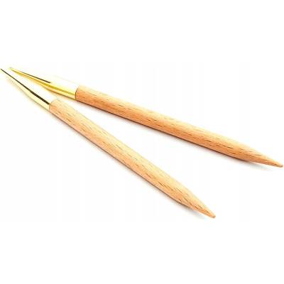 Krátke vymeniteľné drevené ihlice KNITPRO - 4,50 mm