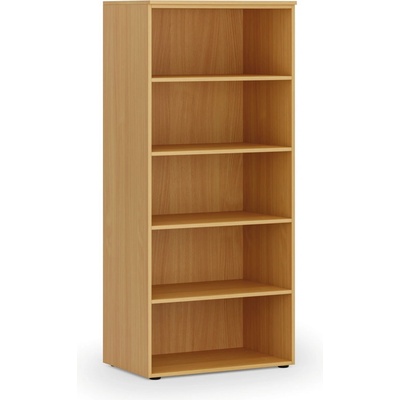 Primo Kancelářský regál WOOD, 1781 x 800 x 500 mm, buk