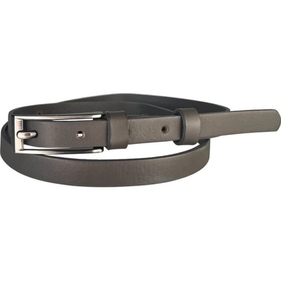 Penny Belts dámský kožený opasek 15-1-50 šedý
