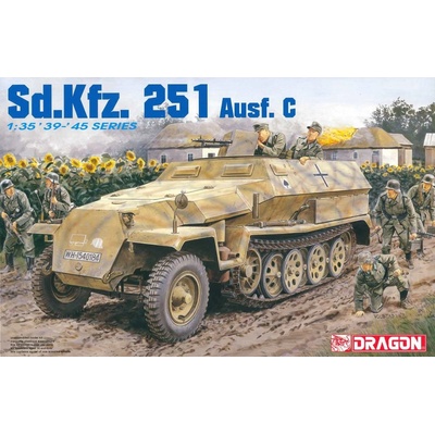 Dragon Sd.Kfz.25 Ausf.C ''Hakl'' Model Kit military 61871:35 1:1