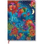 Paperblanks Celestial Magic Whimsical Creations Sketchbooks Grande Sketchbook Elastic Band 112 Pg 200 GSM