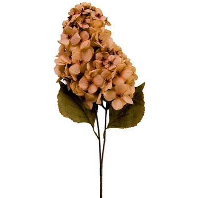 Dekorácia umelá kvetina hortenzie s efektom sušeného kvetu - 12*12*90 cm - Clayre & Eef