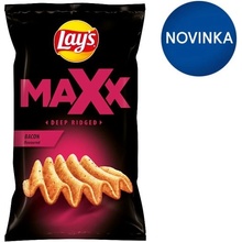 Lay's Max Deep-Cut vyprážané zemiakové lupienky s príchuťou slaniny 120 g