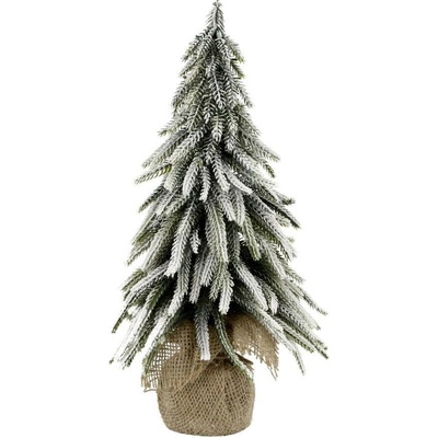Chic Antique Zasněžený vánoční stromek v jutě Fleur Pine Tree - 35 cm - Chic Antique