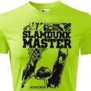 Funkční basketbalové tričko Slamdunk, Neonově zelená