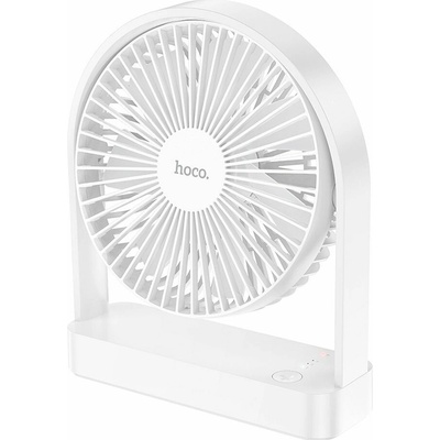 Hoco HX65 přenosný / stolní mini ventilátor / 1,5-6 hodin provozu / 340g / bílý – Sleviste.cz