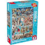 Schmidt Spiele Пъзел Schmidt от 3000 части - Холивуд, Ренато Касаро (59347)