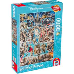 Schmidt Spiele Пъзел Schmidt от 3000 части - Холивуд, Ренато Касаро (59347)