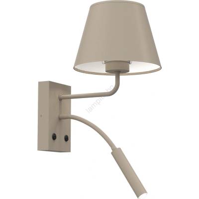 Luminex Настенна лампа ARDEN 1xE27/15W/230V + 1xG9/8W бежова (LU4223)