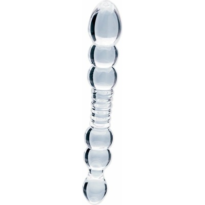Clarity Elysian Serenade obojstranné dildo z borosilikátového skla 21,3 x 3,3 cm