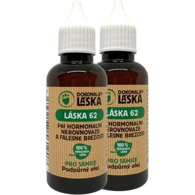 Dokonalá Láska 62 podpůrný olej při hormonální nerovnováze 100 ml