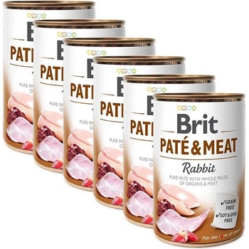 Brit Paté & Meat Rabbit 6 x 400 g