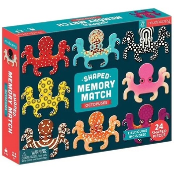 Mudpuppy Настолна мемори игра Mudpuppy - Октоподи - Детска