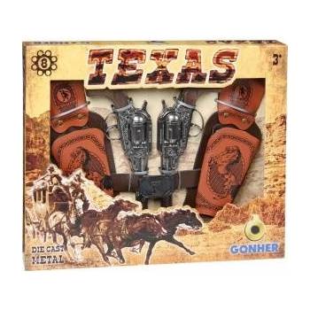 PULIO Cowboy set 2 revolvers with holsters (8 shots) GONHER 234/0