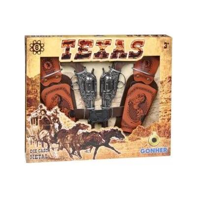 PULIO Cowboy set 2 revolvers with holsters (8 shots) GONHER 234/0