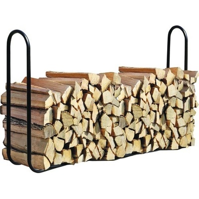 Stojan na dřevo ShelterLogic 244 x 25 x 98,9 cm ocelový černý – Zboží Dáma