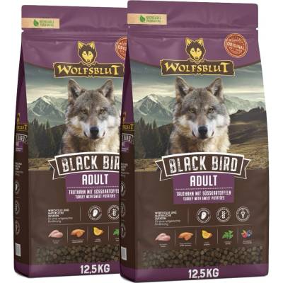 Wolfsblut Черен Птица Възрастен 2 x 12, 5 кг