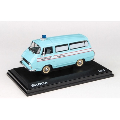 Abrex model Škoda 1203 1974 dodávka VB dopravní nehody 1:43