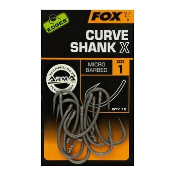 Fox Edges Curve Shank X Hooks vel.2 10 ks