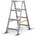 Bormann Алуминиева двустранна стълба Bormann Pro BHL9035, 2х4, 80, 4 см, 150 кг (051404) (051404)
