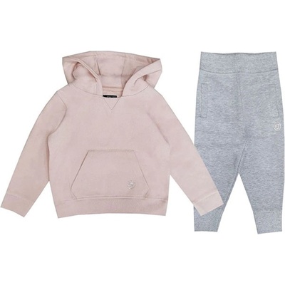 Firetrap Бебешки комплект Firetrap 2 Piece Jogging Set Baby Girls - Blush/Grey