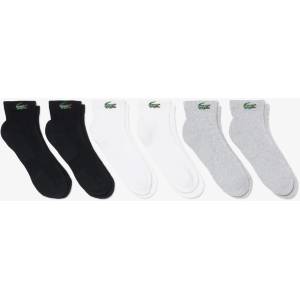 Lacoste Чорапи Lacoste Mens Cotton Quarter Socks 6 Pack - Wht/Gry/Blk L78
