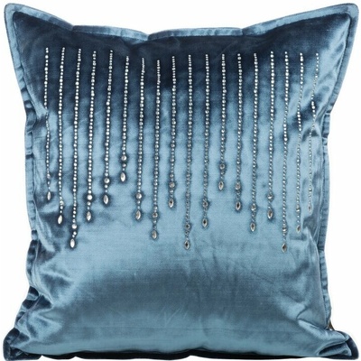 Takoy Zamatová ROYAL 1 zdobený kamienkami s lemovaním-HF-390223 45 x 45 cm