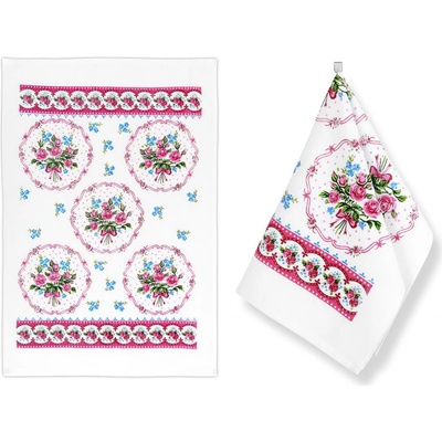Bellatex 209 KVĚTINY 40x60cm růžová