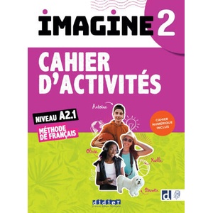 Imagine 2 - Cahier + cahier numérique + didierfle. app | Marie-Noëlle Cocton, Florence Guemas, Louise Rousselot, Sabrina Lipoff (ISBN: 9782278104222)