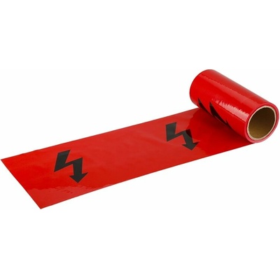 Levior fólia výstražná elektrické vedenie 22 cm x 20 m x 0,07 mm