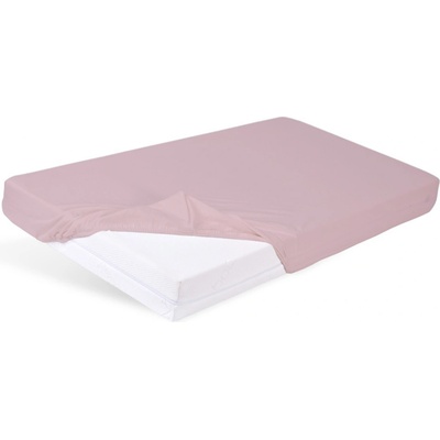 BabyMatex Nepromokavé Bamboo prostěradlo s gumou žluté 70x140