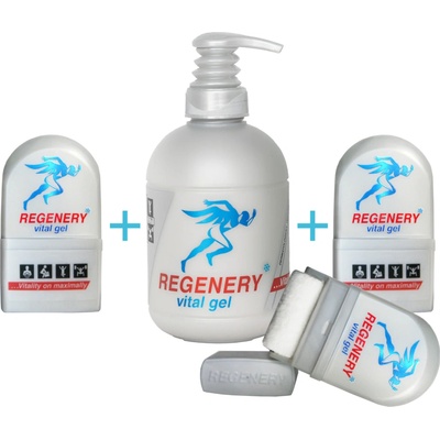 Volcano Regenery SET Vital Gél 300g + 2x Roller 30 g