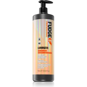 Fudge Luminizer Moisture Boost Shampoo hydratační šampon pro ochranu barvy pro barvené a poškozené vlasy 1000 ml