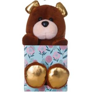Fluffii Плюшена играчка Fluffii - Мече подарък (F-2124) - baby