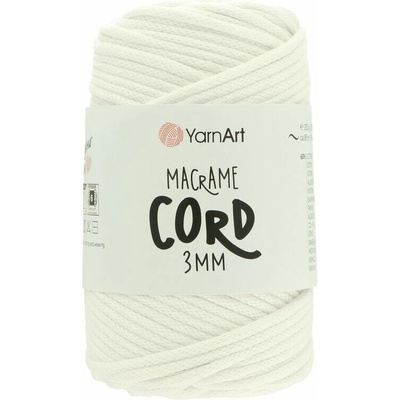 Špagát YarnArt Macrame Cord 751 biela