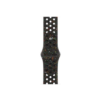 Apple Watch 46mm Band: Midnight Black Nike Sport Band - M/L (mgc34zm/a)